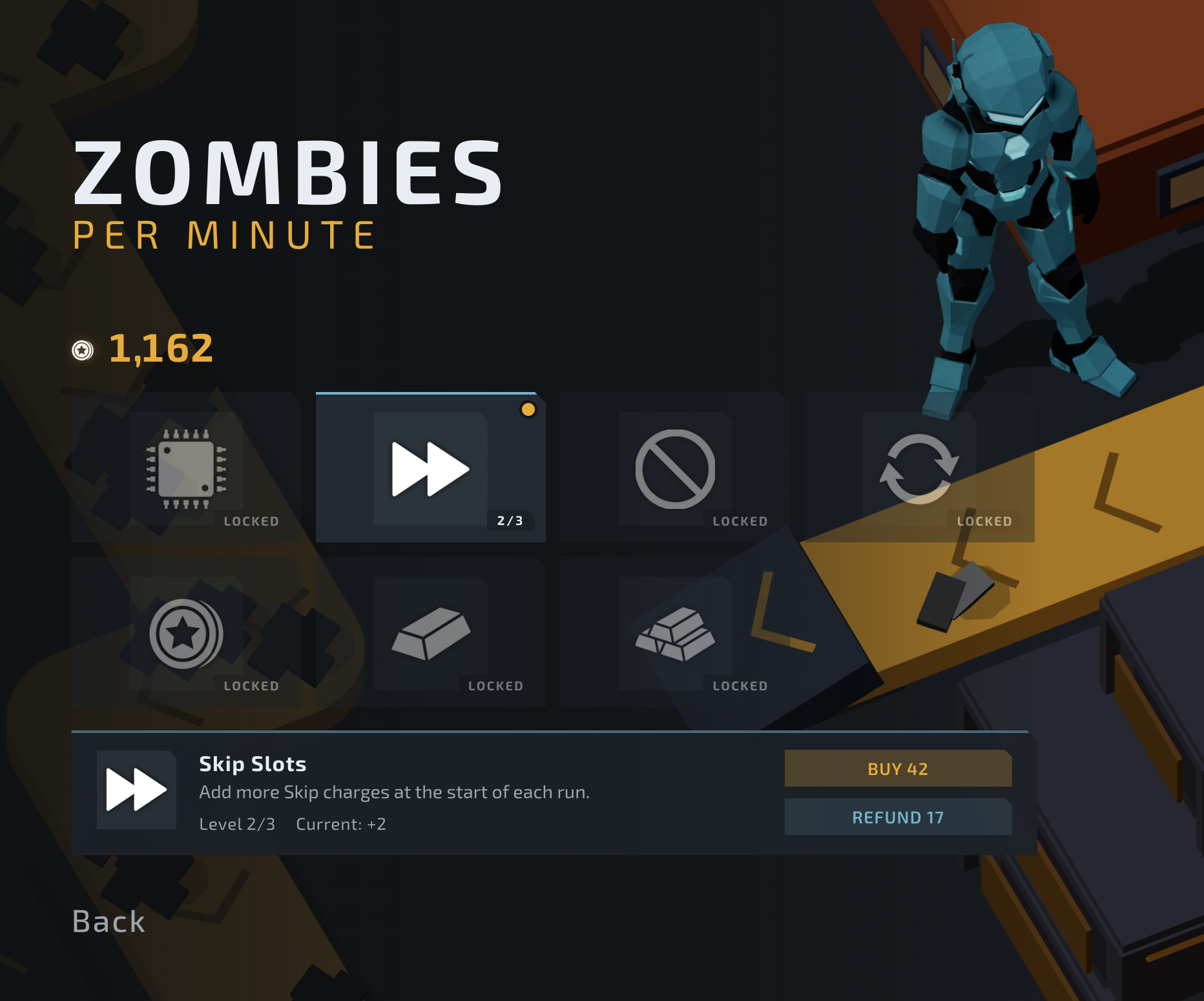 Bonus menu